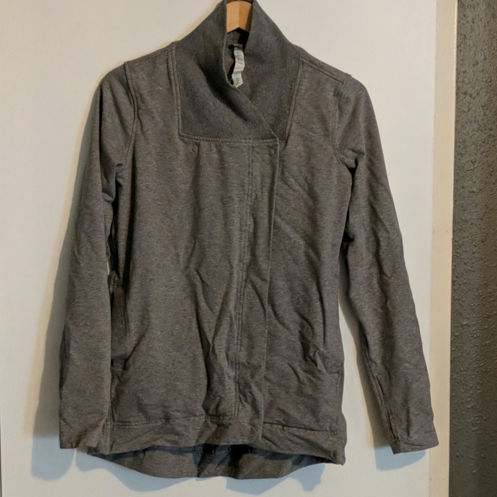 Grey Lululemon wrap sweater